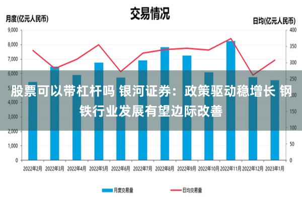 股票可以带杠杆吗 银河证券：政策驱动稳增长 钢铁行业发展有望边际改善