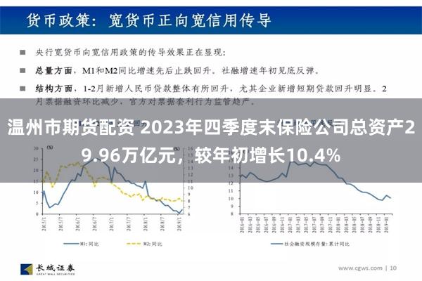 温州市期货配资 2023年四季度末保险公司总资产29.96万亿元，较年初增长10.4%